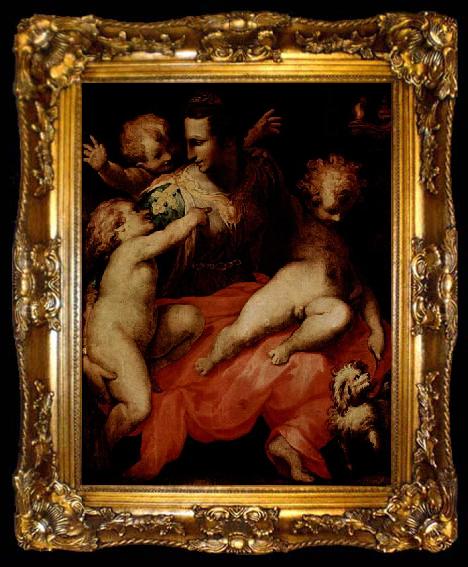framed  Francesco Morandini Da Poppi Caritas, ta009-2